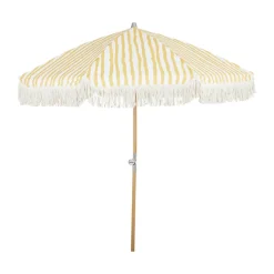 Sun Protection^Brafab Gatsby parasol, Yellow stripe, Ø185 cm Beige