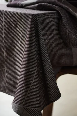 Tablecloths^NJRD Geometric tablecloth 147x250 cm, -white Brown