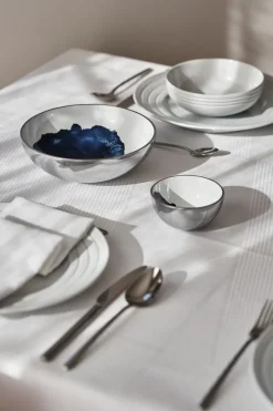 Hot NJRD Geometric tablecloth 147x250 cm, White