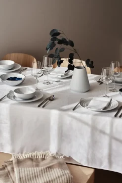 Hot NJRD Geometric tablecloth 147x250 cm, White