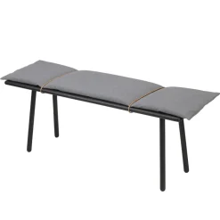 Benches^Fritz Hansen Georg bench, Black stained oak GreyBlack