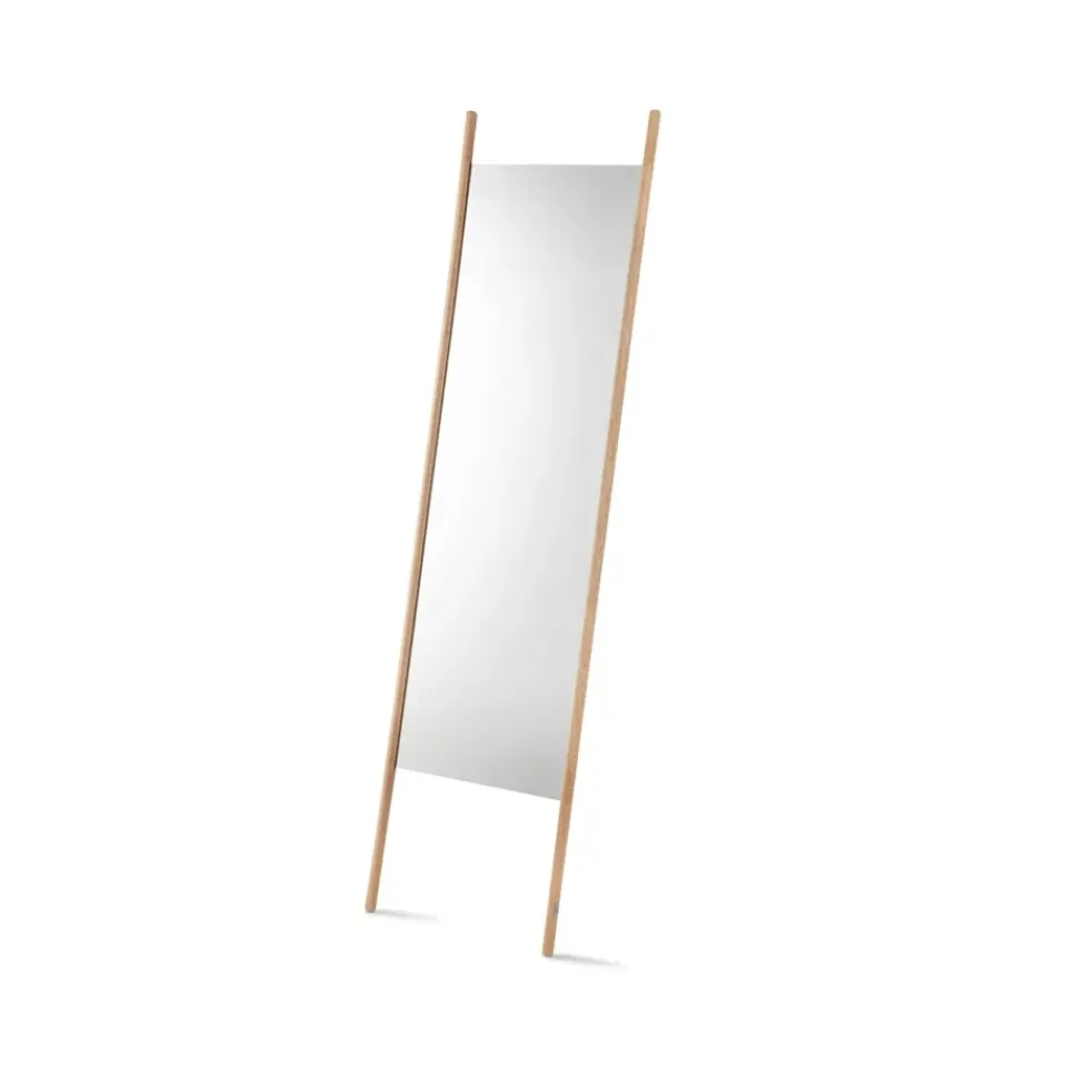 Floor Mirrors^Fritz Hansen Georg floor mirror, Oak untreated Beige