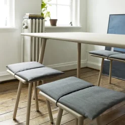 Clearance Fritz Hansen Georg stool, oak BrownGrey
