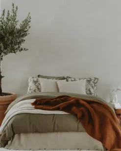 New Garbo&Friends Geranium Muslin duvet cover double, 220x240 cm Green
