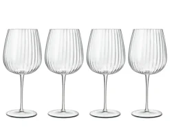 Cocktail & Martini Glasses|Long Drink & Highball Glasses^Luigi Bormioli Gin & tonic glasses burgundy optica 4-pack, 75 cl Transparent