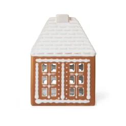 New Kähler Gingerbread candle holder small 11 cm, Brown