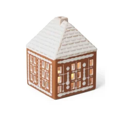 New Kähler Gingerbread candle holder small 11 cm, Brown