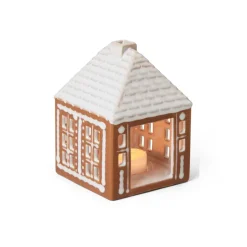 New Kähler Gingerbread candle holder small 11 cm, Brown