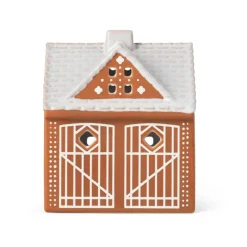 Outlet Kähler Gingerbread candle house, Christmas barn 11.5 cm Brown