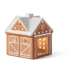 Outlet Kähler Gingerbread candle house, Christmas barn 11.5 cm Brown