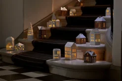 Outlet Kähler Gingerbread candle house, Christmas barn 11.5 cm Brown