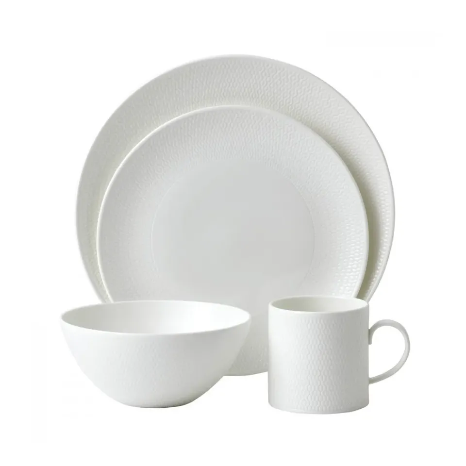 Table Settings & Starter Sets^Wedgwood Gio starter set 16- pieces, White