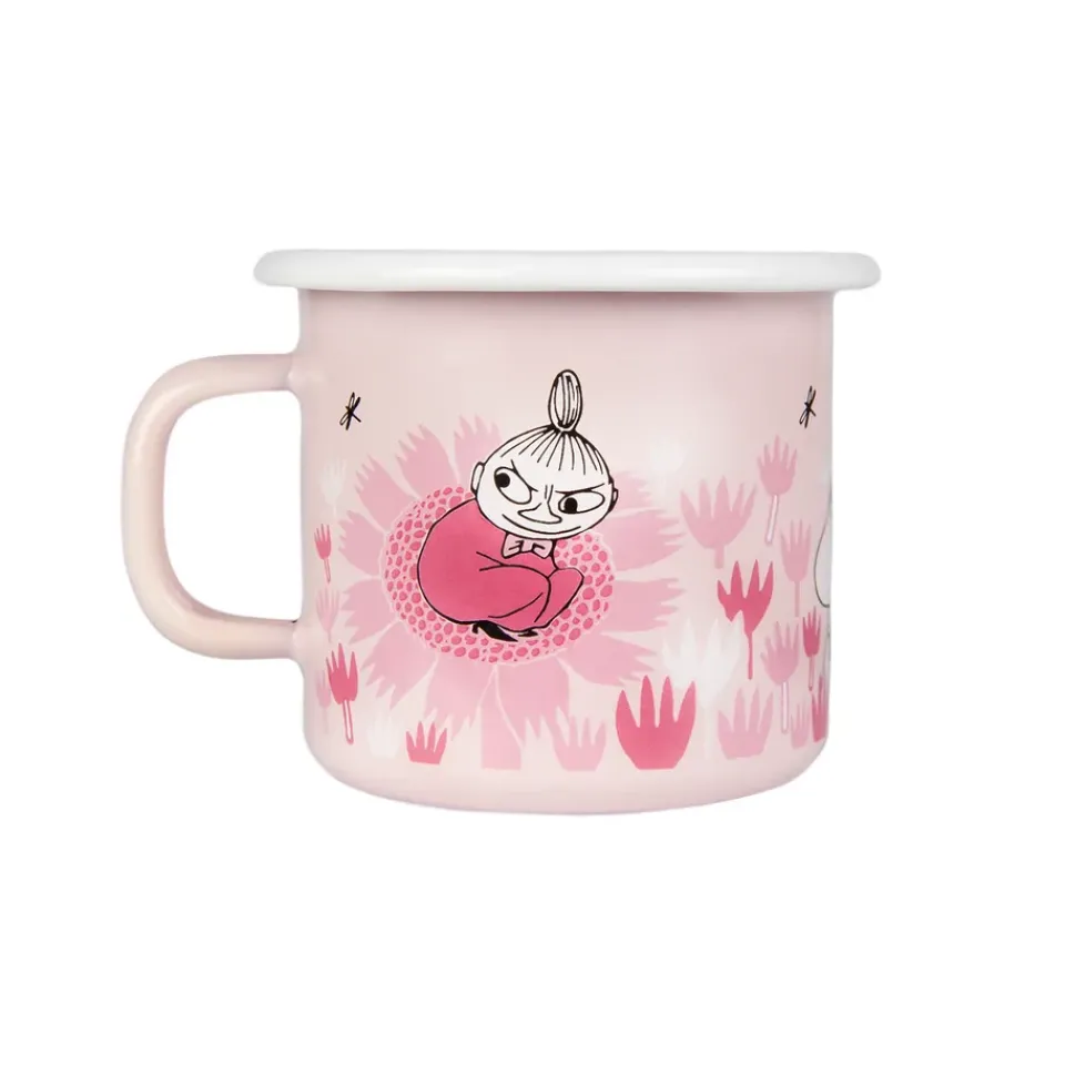 Moomin Mugs^Muurla Girls enamel mug 25 cl, Pink
