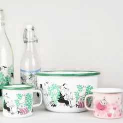 Moomin Mugs^Muurla Girls enamel mug 25 cl, Pink