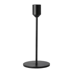 Candle Holders^Scandi Living Glare candle holder 18 cm, Black
