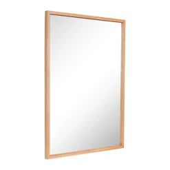 Wall Mirrors^Hübsch Glimpse wall mirror medium, Oak Beige