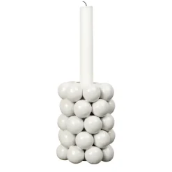 Candle Holders^Byon Globe candle sticks 13.5 cm, White