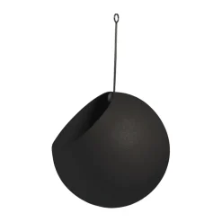 New AYTM GLOBE hanging pot Ø17 cm h28 cm, Black
