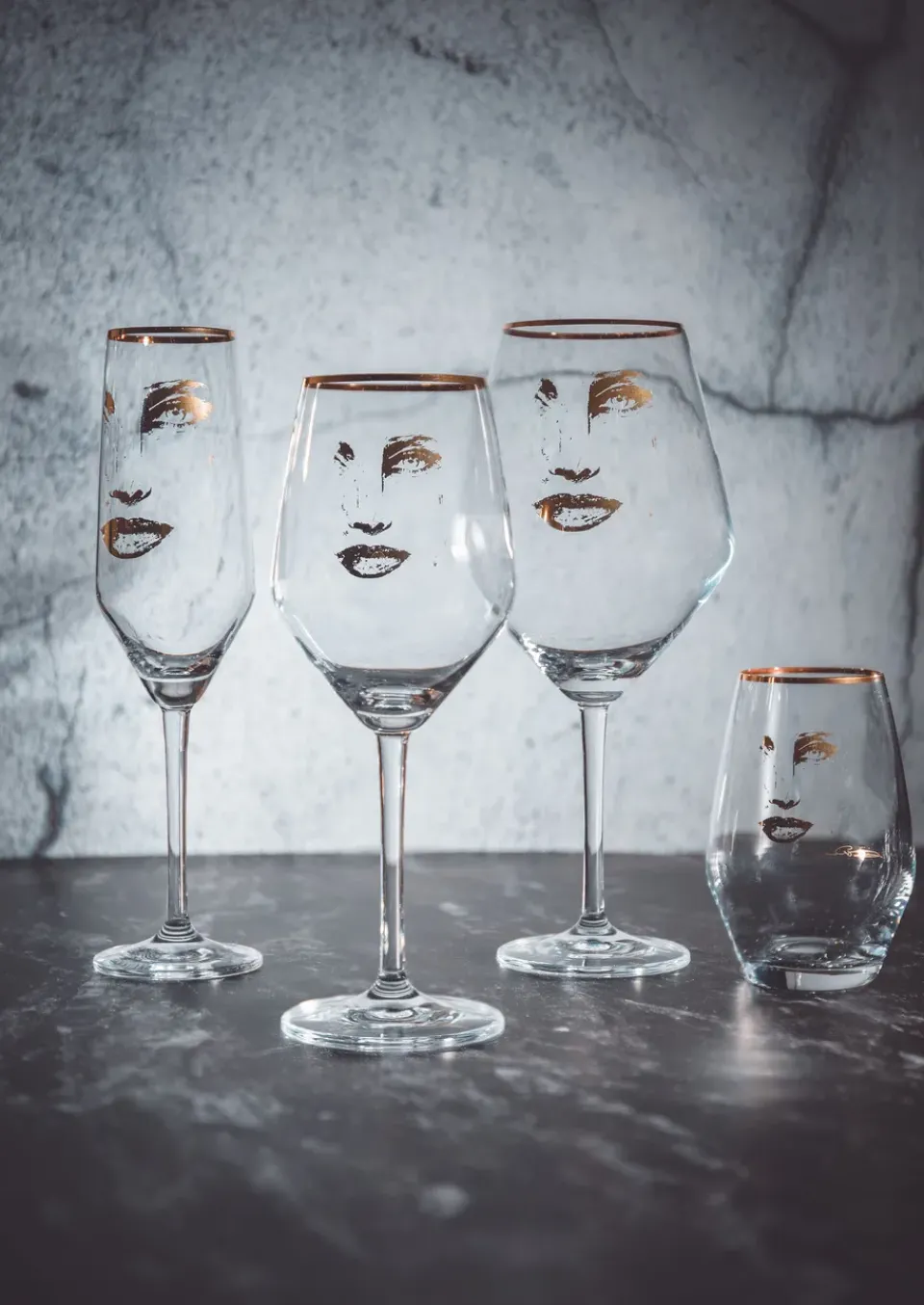Champagne Glasses^Carolina Gynning Gold Edition Piece of Me champagne glass, 30 cl Gold-colouredTransparent