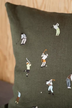 Sale Fine Little Day Golfers pillowcase 48x48 cm, Green