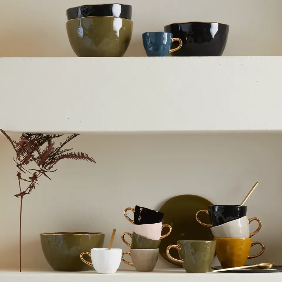 Discount URBAN NATURE CULTURE Good Morning Coffee cup mini 17.5 cl, Fir Green