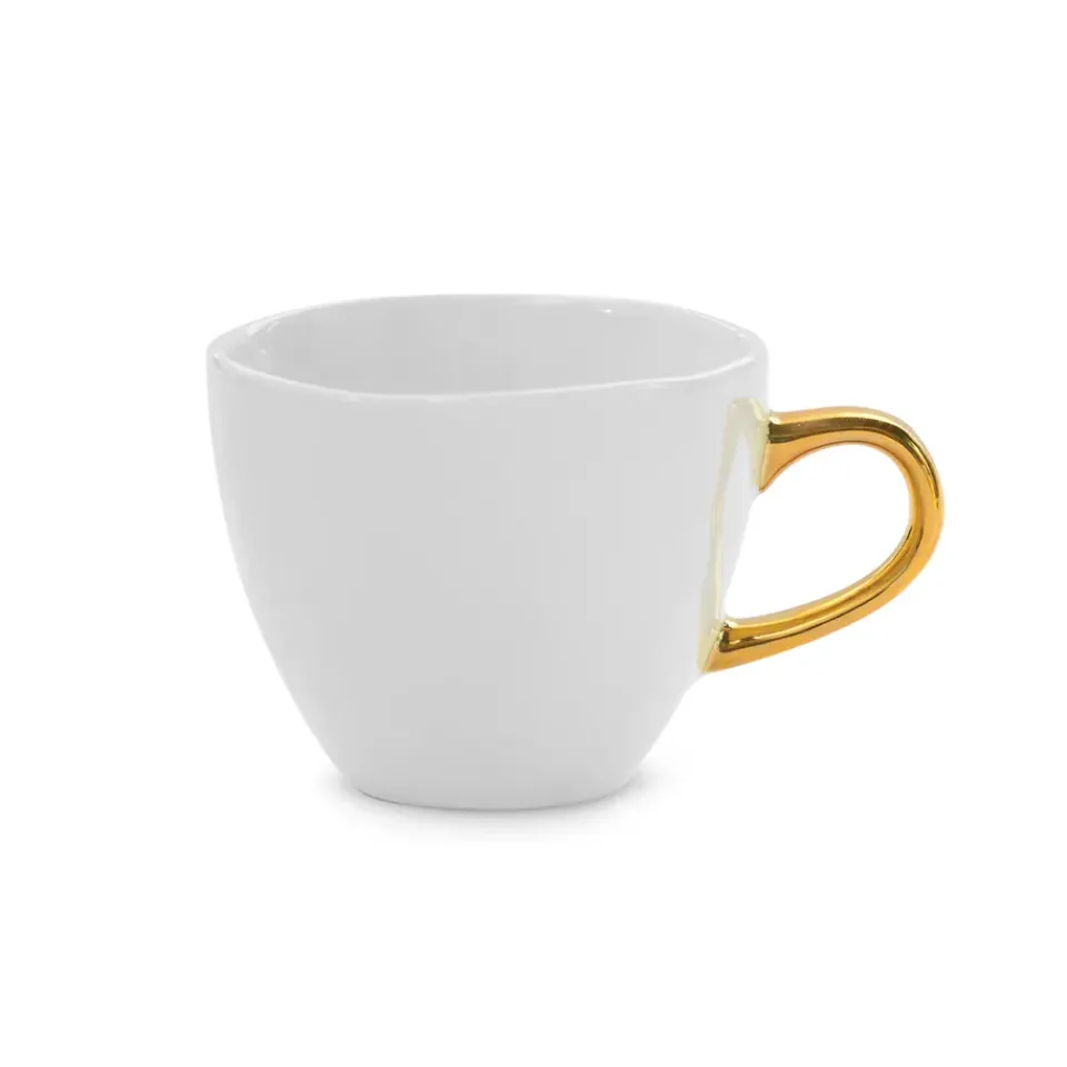 Sale URBAN NATURE CULTURE Good Morning Coffee cup mini 17.5 cl, white Gold-colouredWhite