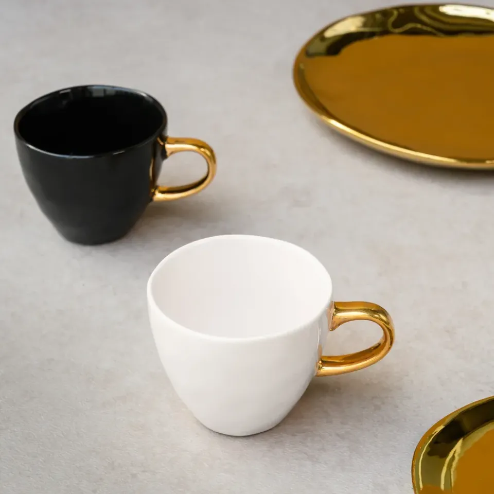 Sale URBAN NATURE CULTURE Good Morning Coffee cup mini 17.5 cl, white Gold-colouredWhite