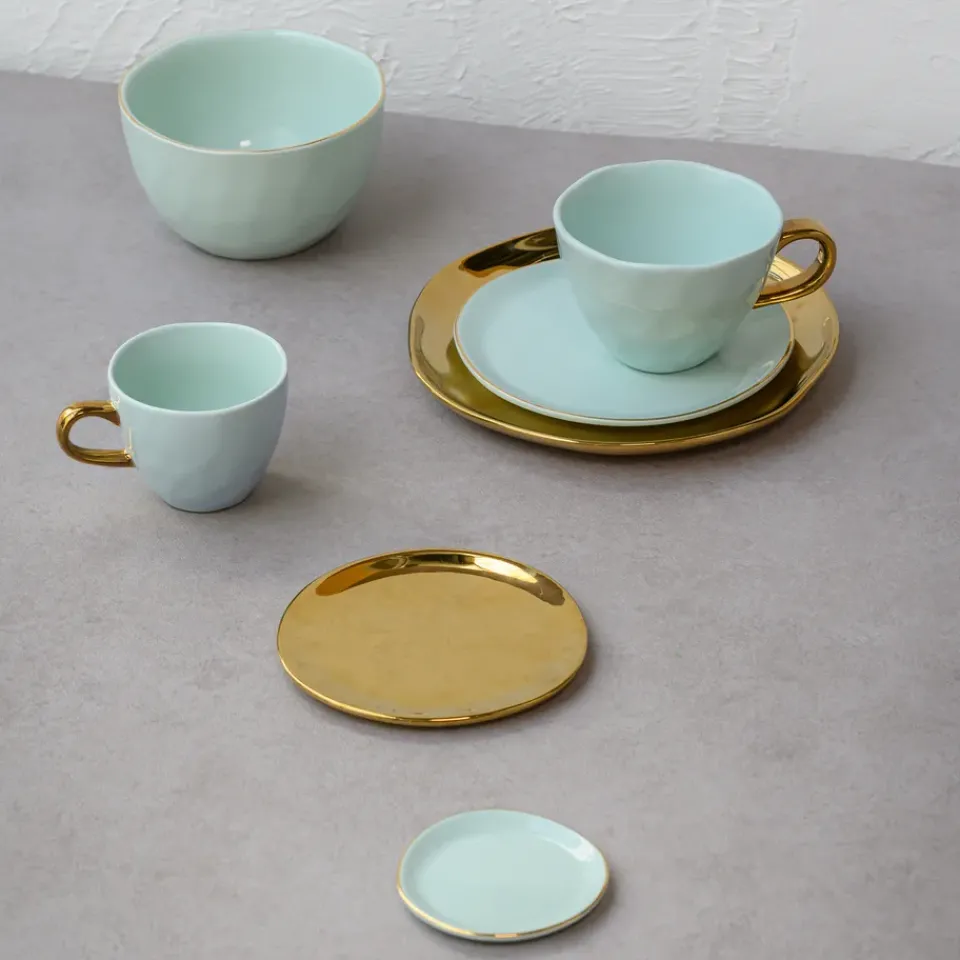 Hot URBAN NATURE CULTURE Good Morning Coffee cup mini 17.5 cl, celadon Green