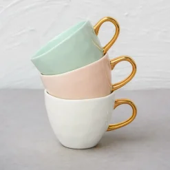 Hot URBAN NATURE CULTURE Good Morning Coffee cup mini 17.5 cl, celadon Green