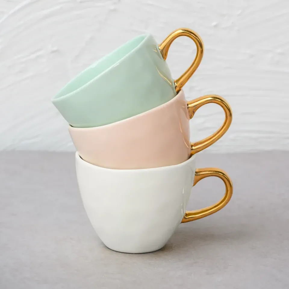 Hot URBAN NATURE CULTURE Good Morning Coffee cup mini 17.5 cl, celadon Green