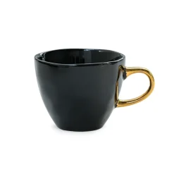Glögg & Mulled Wine Mugs|Espresso Cups^URBAN NATURE CULTURE Good Morning Coffee cup mini 17.5 cl, Black