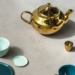 Teapots^URBAN NATURE CULTURE Good Morning teapot 1,2 L, Gold-coloured