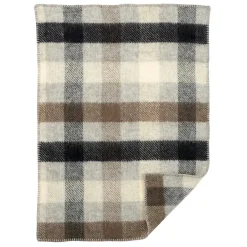 Hot Klippan Yllefabrik Gotland baby blanket 65x90 cm, multi Grey