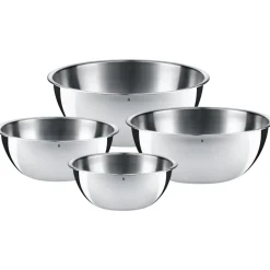 Discount WMF Gourmet kitchen bowl set 4 pieces, Stainless steel Silver-coloured