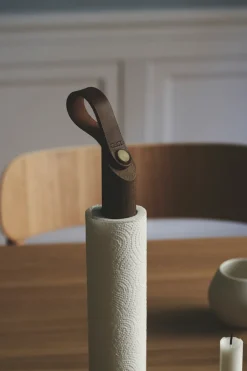 Kitchen Towel Holders^Gejst Grab kitchen paper holder, Smoked oak Brown