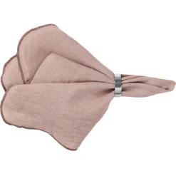 Linen & Cotton Napkins^Broste Copenhagen Gracie linen napkins, Pink