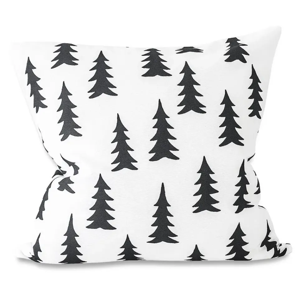 Cushion Covers^Fine Little Day Gran cushion cover, white- Black