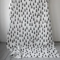 Fine Little Day Gran fabric, white-black BlackWhite