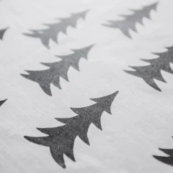 Fabric By The Metre|Christmas Fabrics^Fine Little Day Gran oilcloth, black-white BlackWhite