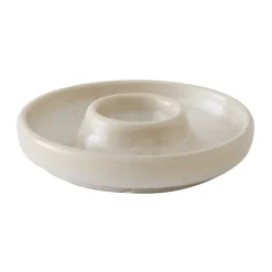 Egg Cups^Tell Me More Granada egg cup Ø12 cm, Cream -beige White