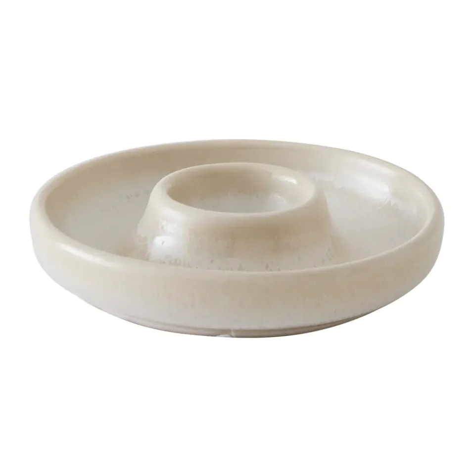 Egg Cups^Tell Me More Granada egg cup Ø12 cm, Cream -beige White