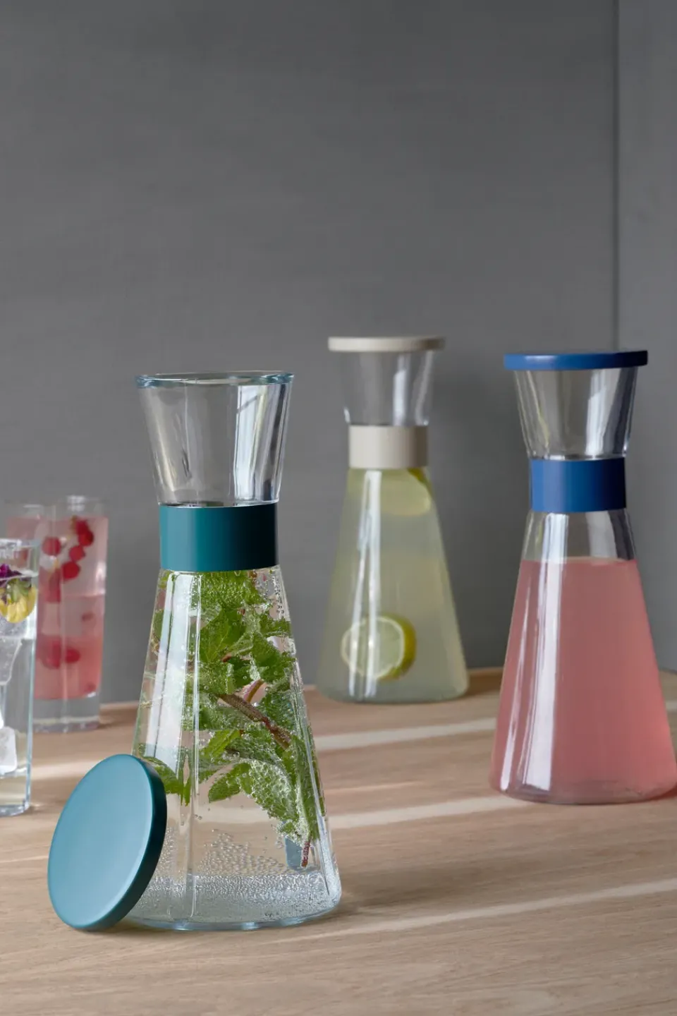 Discount Rosendahl Grand Cru Carafe, Forest green GreenTransparent