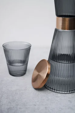 Lids & Accessories^Rosendahl Grand Cru Nouveau lid for water carafe, Patinated steel Gold-coloured