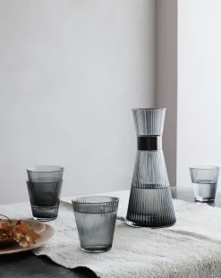 Drinking Glasses & Tumblers^Rosendahl Grand Cru Nouveau water glass 26 cl 4-pack, Smoke GreyBlackTransparent