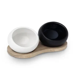 Salt & Pepper Shakers^Rosendahl Grand Cru salt- och pepper cellar, black-white BlackWhite