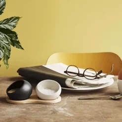 Salt & Pepper Shakers^Rosendahl Grand Cru salt- och pepper cellar, black-white BlackWhite