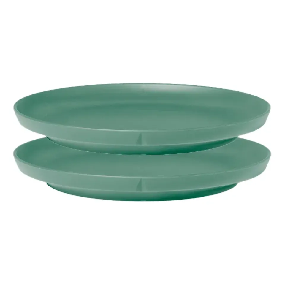 Plastic Plates^Rosendahl Grand Cru Take small plate Ø19.5 cm 2-pack, Mid Green