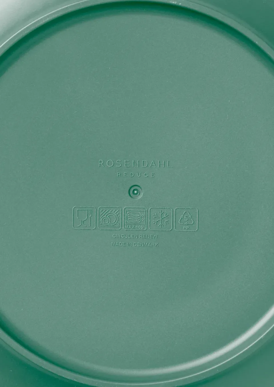Plastic Plates^Rosendahl Grand Cru Take small plate Ø19.5 cm 2-pack, Mid Green