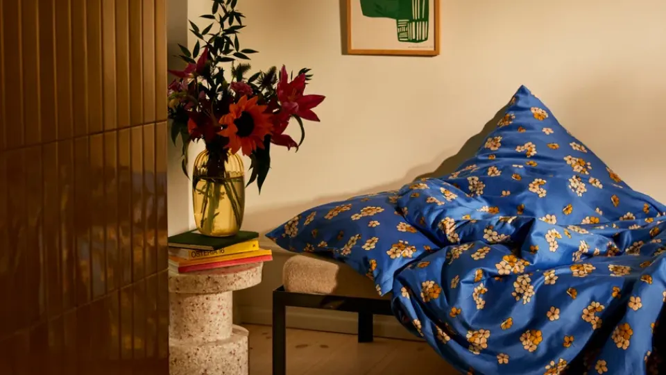 Bed Sets^Juna Grand Pleasantly bedding set 220x220 cm, Blue