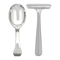 Online Kay Bojesen Grand Prix children's cutlery and haklapp 3 pieces, Polished steel Silver-coloured